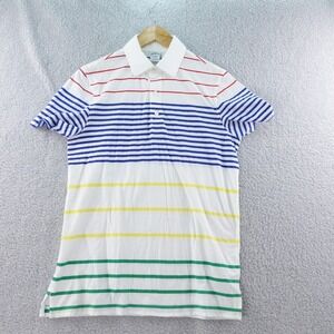 Brooks Brothers Slim Fit Striped Polo Shirt Men's S‎ Cotton Preppy Beach Retro